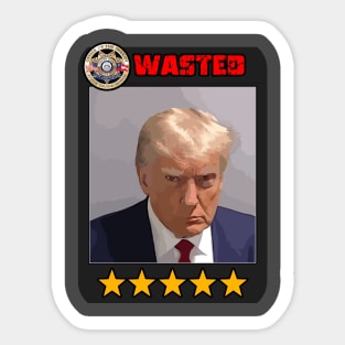 Trump Mugshot GTA 2023 Sticker